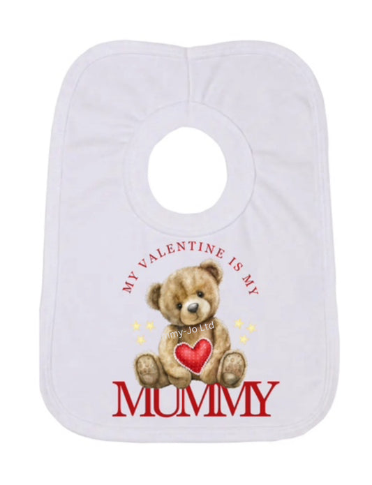 Valentines bibs