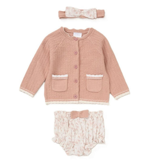 Knitted 3 piece set