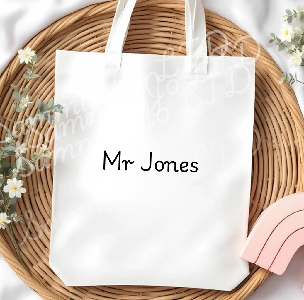 Teachers shopping bag